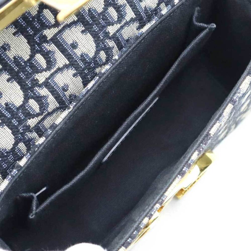 CHRISTIAN DIOR Blue Leather Shoulder Bag - Picture 5 of 16